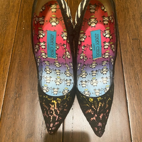 Jimmy Choo Lace Pumps - Picture 2 of 4